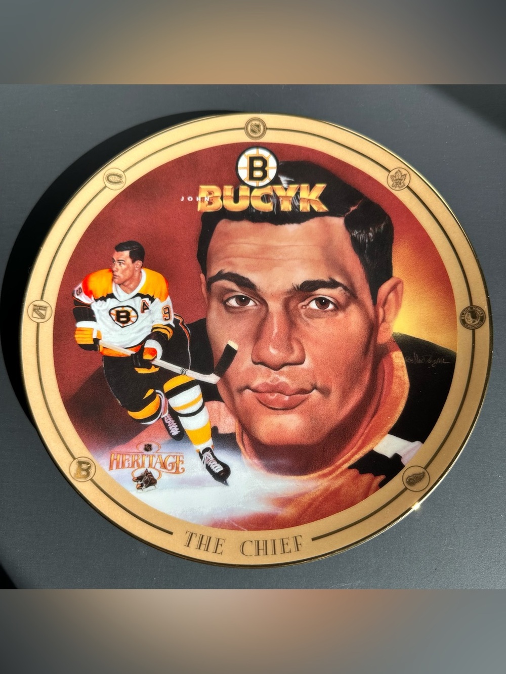Legends of Hockey’s Golden Era 1994 Collector Plate by Rob MacDougall